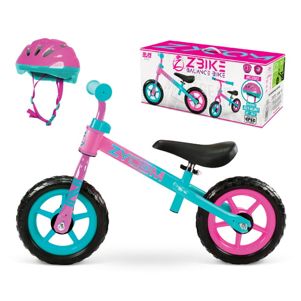 My First Balance Bike Ozbozz Height adjustable Pink or Blue Age 3 plus 